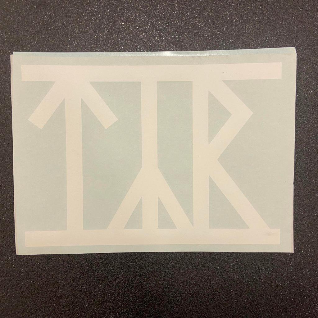 Týr: Car sticker - White - outside - medium